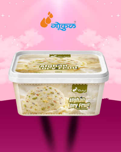 Afghan Dry Fruit Ice Cream Family Tub