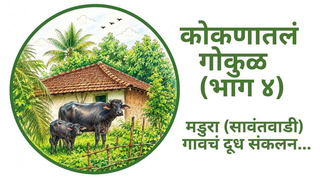 मडुरा (सावंतवाडी) गावचं दूध संकलन... 
